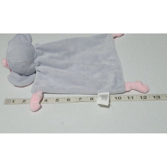 Dan Dee Elephant Lovey 11 inch Plush Rattle Security Blanket Stuffed Animal Toy - Picture 5 of 5